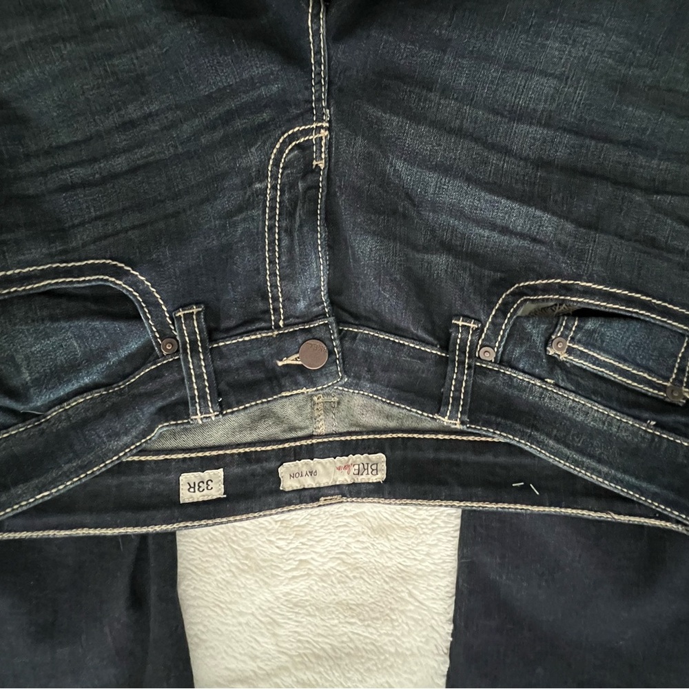 BKE bootcut dark denim jeans